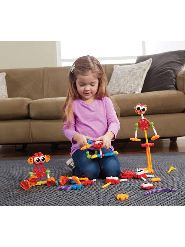 סט הרכבה חיות 55 חלקים 30 מודלים - k'nex (קונקס)