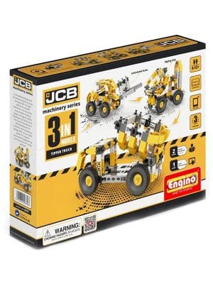 ערכת הרכבה JCB משאית 3 מודלים - engino (אנג'ינו)
