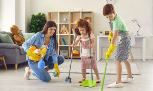 מטלות הבית מה ילדים יכולים?