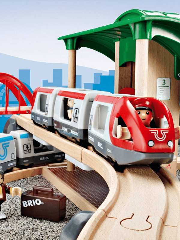 סט מסילה + 2 רכבות נוסעות 33512 (BRIO)