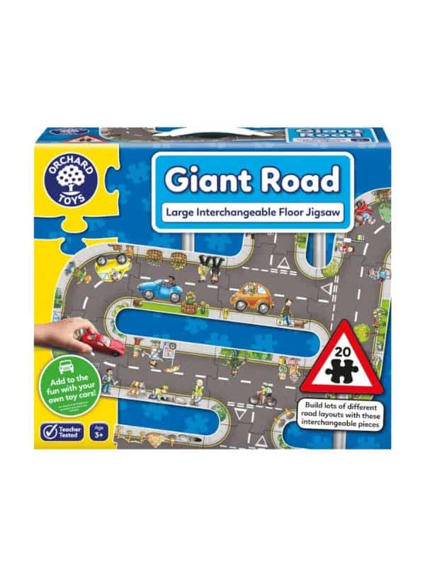 פאזל ענק זהירות בדרכים - Giant Road