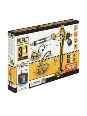 ערכת הרכבה JCB עגורן 3 מודלים - engino (אנג'ינו)