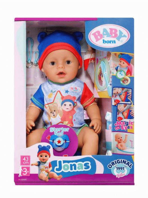 בובת ג'ונאס 43 ס"מ - בייבי בורן מקורי!