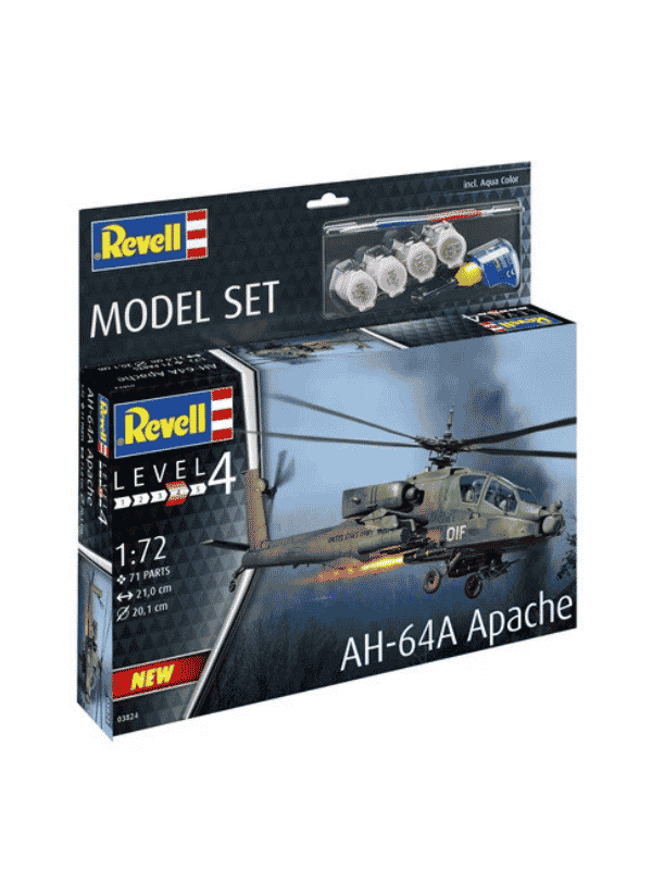 ערכת הרכבה (Revell) מסוק אפאצ'י AH-64A