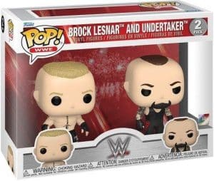 מארז זוג בובות פופ! WWE ברוק לסנר ואנדרטייקר
